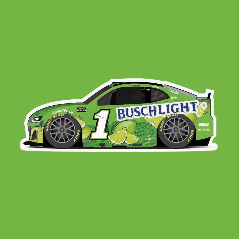 2025 NASCAR Ross Chastain Busch Light Lime Sticker