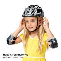 Kids Safety Helmet & Protective Gear Set for 3-10 Years Old, Adjustable Bike