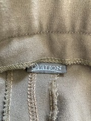Ovation Pants Womens 34 R Brown Colorblock Full Seat Breeches Equestrian Riding