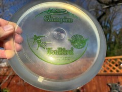2013 Champion Teebird Disc Golf Innova Brinster Jolly Launcher ICE Rare #1713