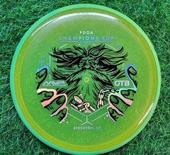 Axiom MVP HEX – PARTICLE GLOW Proton – Midrange Disc Golf – Champions Cup 2025