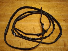 Correct Connect Sure Grip Rubber Reins with 1” Hand Stop 3/4″ x 60″