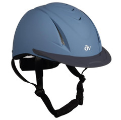 Ovation Deluxe Schooler Riding Helmet Equestrian, Blue, S/M (52-56)