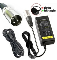 138w 5a Charger With XLR Male Connector For 24V Lead-Acid (SLA) Battery Adapter