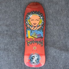 Santa Cruz, Mike Conroy, Crystal Ball, Reissue Skateboard Deck, Red, NIS