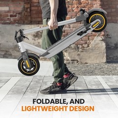 Pyle 10in Foldable Electric Scooter Upgraded Pneumatic Tire 350W Adult