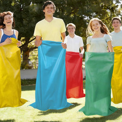 Potato Sack Race Bags for Adults, 51X25 Plastic Bags, Large Size Game Race Bag