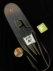 SUPER RARE Batman Daewon Song Almost DC Comics Skateboard Deck Matte Grey Marvel