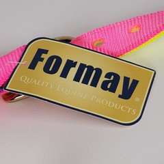 Formay brand rainbow-colored nylon horse halter designed 1200-1500 Lbs