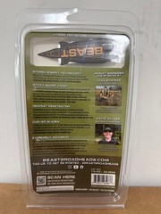 New Bowmar Archery Beast Broadheads 2.3 Inch Cut 2 Blade 100 Grain 3 Pack