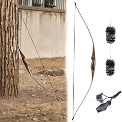 54» Archery Recurve Bow Longbow 20-70lbs Traditional Arrow Target Hunting Bow