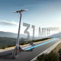 Electric Scooter Adult 500W Range 10″ Tire E-Scooter 31 Miles 25km/h Speed & APP