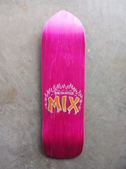 9.18″ Skateboard Deck Punk Shape MIX Mfg Handcrafted in USA Pink