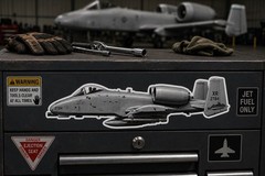 A-10 Thunderbolt II Warthog Sticker Die Cut Military Aircraft Decal Aviation