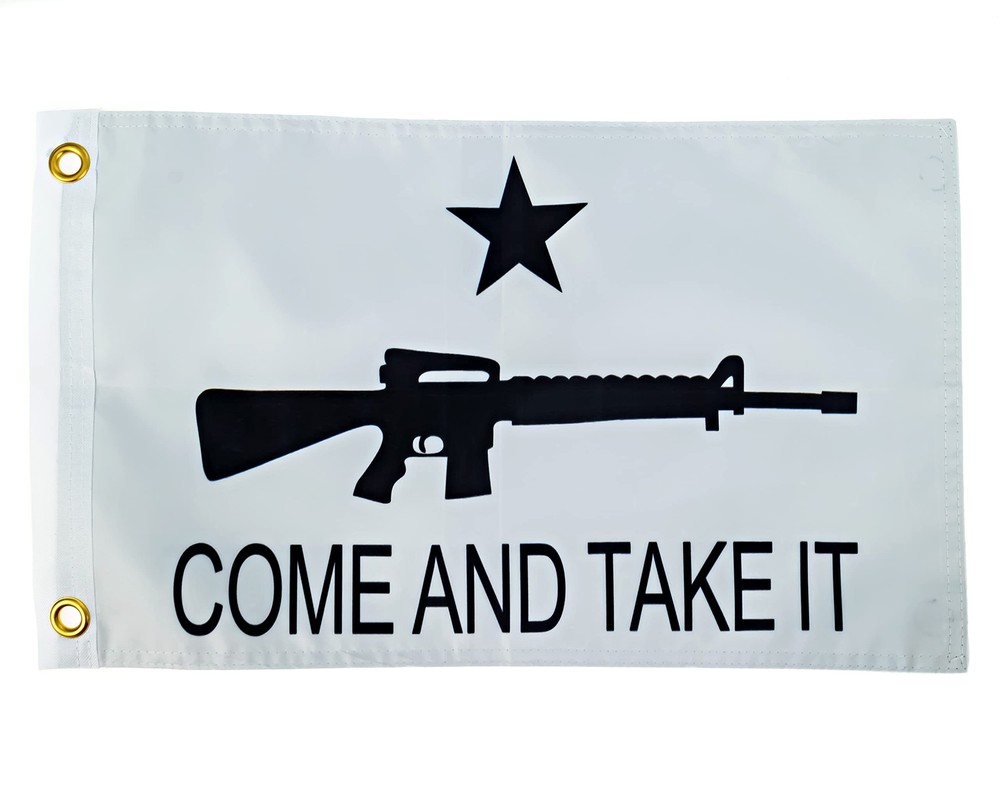 Come and Take It Flag 12×18 Inches – Perfect for UTV ATV SxS Boats Whip Flags