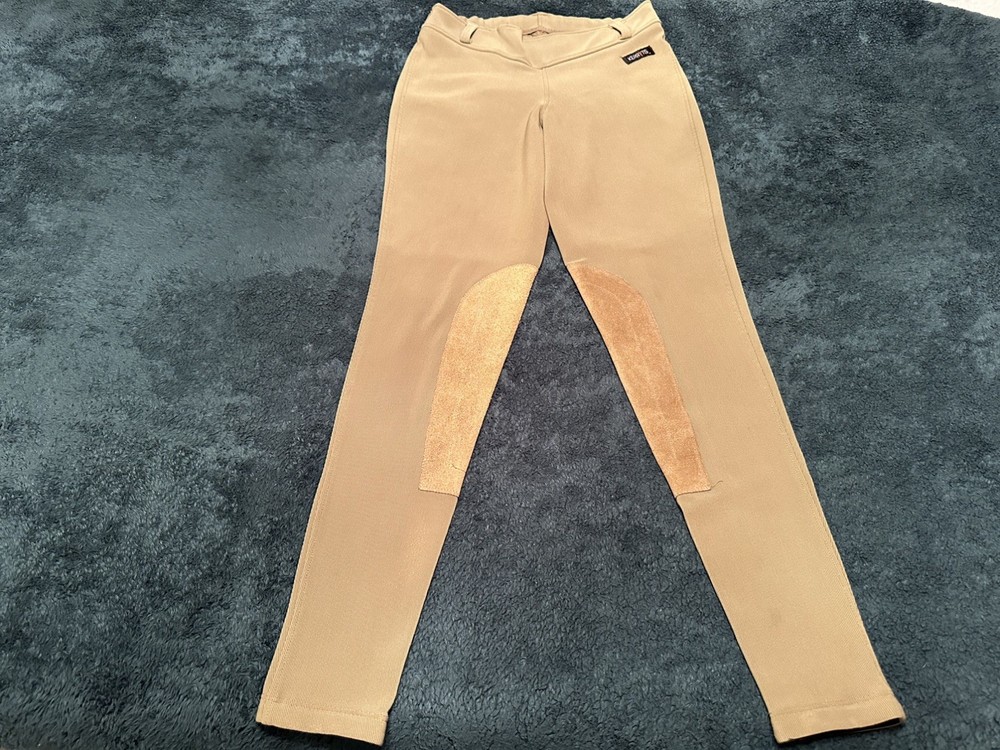Kerrits brand equestrian riding pants light green color