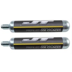 JT Prefilled C02 Cylinders 90gram 2 Pack Ready To Use For Paintball