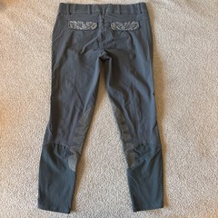 Ariat Pro Series Olympia Equestrian Breeches Womens 30×25 Grey Knee Patch