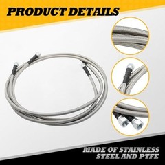 6AN 70″ Transmission Oil Cooler Hose Line kit Compatible with 4L60E 4L80E