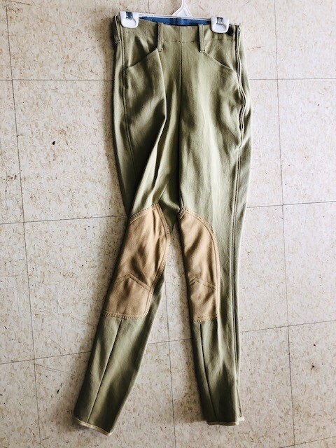 THE ELITE Ladies *BREECHES *Sz 24L KHAKI *NEW Cotton Blend