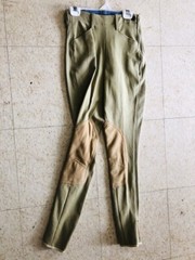 THE ELITE Ladies *BREECHES *Sz 24L KHAKI *NEW Cotton Blend