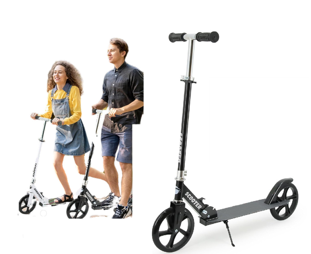 Foldable Kick Scooter 8″ Big Wheels Scooter work load 220LBS for Kids 6 up Teens