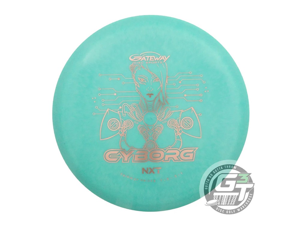 NEW Gateway NXT Cyborg 173g Seafoam Silver Foil Fairway Driver Golf Disc