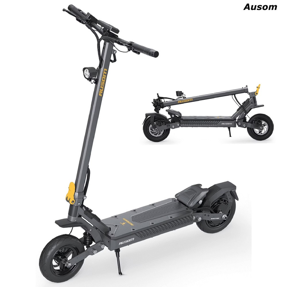 Ausom Gosoul 2 Electric Scooter,1100W Motor,44 Mile Long Range Folding E Scooter