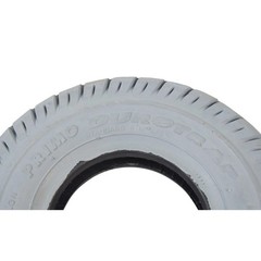 Primo Durotrap Pneumatic Tire with C9210 Tread 4 Ply Mobility Tire Light Gray