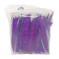 73 Count Gateway Archery Arrow Feathers 5″ Left Wing: Shield Purple