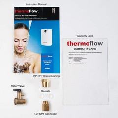 Thermoflow Electric Mini Tank Water Heater, 4.0 Gallon 120V Corded Under Sink…