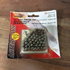 Marksman 6mm (1/4″) Steel Round Ball Slingshot Ammo 250 Pack Model 3100