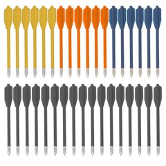 KingsArchery Crossbow Arrows Bolts Pistol 80 LBS 6.5 inch Hunting 36 pack