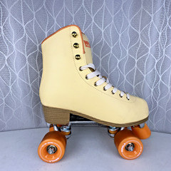 IMPALA Roller Skates Quad Women’s Size 11 Mimosa Indoor Tan Orange Derby Skates