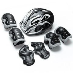 Kids Safety Helmet & Protective Gear Set for 3-10 Years Old, Adjustable Bike