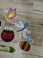Childrens Butterfly Bugs Stickers Vinyl Waterproof PVC Luggage Laptop Decals Lot