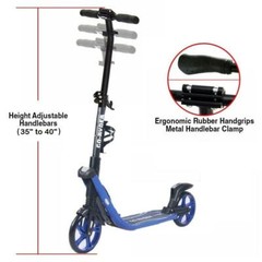 8 inch Large Wheel Kick/Push Scooter for Adults Teens Easy Folding w/ Suspension