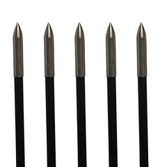 12pcs Glue on Field Points 11/32 Wood Arrow Points Glue on Arrow Tips for Woo…