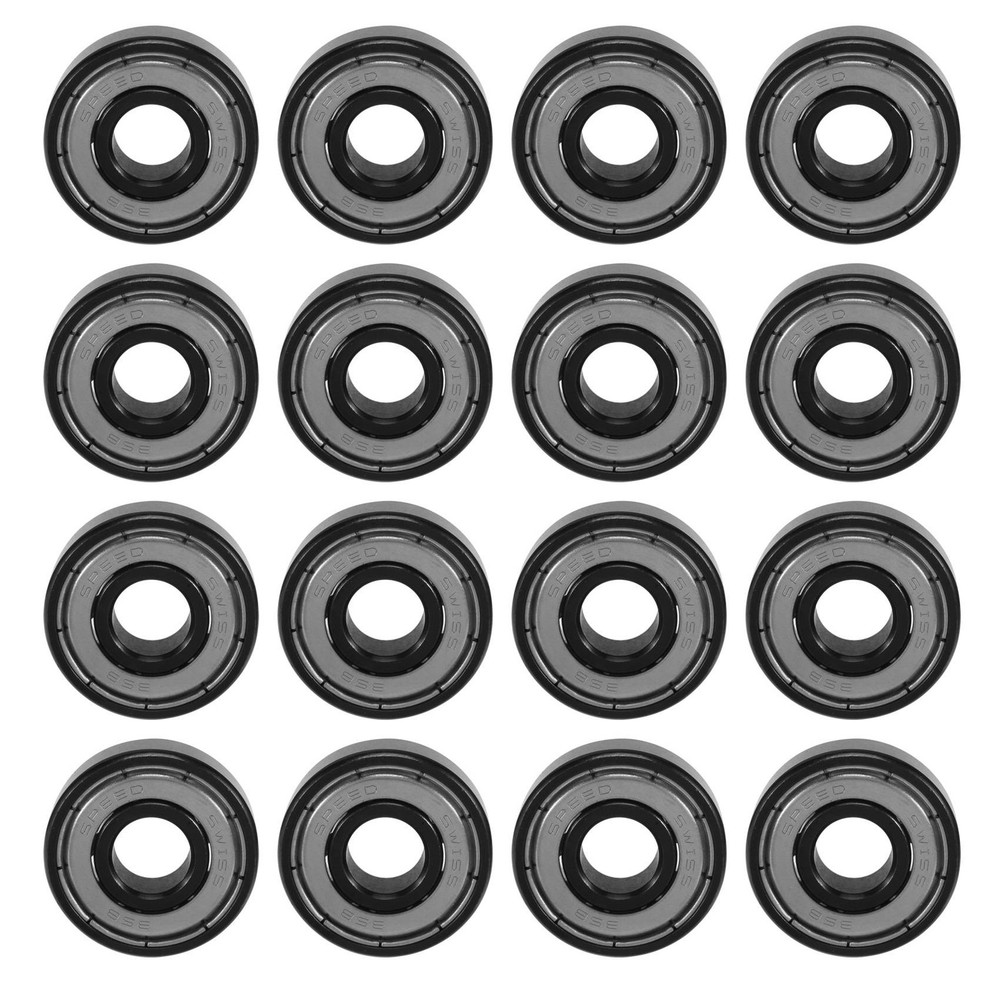 16Pcs Ceramic 608 Bearings 8X22X7mm ABEC-11 6 White ZrO2 Balls Skateboard5451