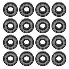16Pcs Ceramic 608 Bearings 8X22X7mm ABEC-11 6 White ZrO2 Balls Skateboard5451