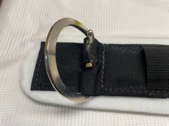 33″ Black Nylon Western Cinch, Felt Lined, – New