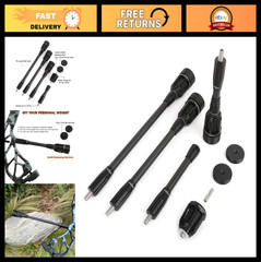 6-12 Inch Archery Bow Stabilizer for Compound Bows – 3K Carbon Fiber, Damping Sy