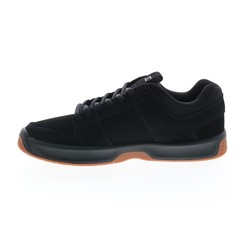 DC Lynx Zero ADYS100615-BGM Mens Black Nubuck Skate Inspired Sneakers Shoes