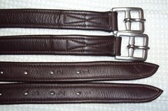 OVATION Stirrup Leathers- LINED – Quality Brown Leather – 1″ x 55″ – GREAT