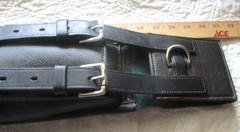 31″DOVER QUALITY SUFFOLK SADDLERY PADDED LEATHER SURCINGLE W/GIRTH TRAINING TACK