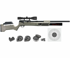 Umarex Gauntlet 2 SL22 .22 Cal PCP Side Lever Air Rifle w/Pellets&Targets&Scope