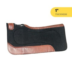 1″ Handcrafted 31 x 32” Performance Synthetic Felt Saddle Pad With Fleece Bottom