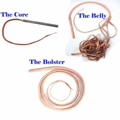 Kangaroo Hide Bull Whip 04 to 16 Feet, 16 Plaits Indiana Jones Bull Whip