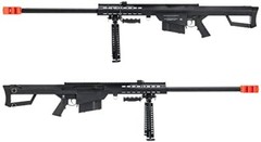 Evike 6mmProShop Barrett M82A1 BOLT Action Airsoft Sniper Rifle – Black