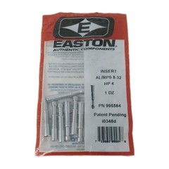 Easton AL RPS 8-32 HP #4 Arrow Inserts: 6mm : 23 Grain 995584: Fit 6mm Shafts